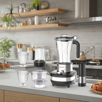 Mixeur Électrique Multifonction 6-en-1 Happy Partner : Hachoir, Extracteur de Jus et Mixeur à Fruits – Fabricant