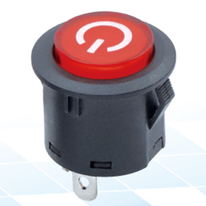 Interruptor Basculante SPST de 2 Pines, 6A 250VAC, Interruptor de Encendido/Apagado Eléctrico, Interruptor de Botón Pulsador 10A 250VAC T125 con Bloqueo Automático - Product Image 1