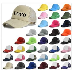 Casquette Trucker en Maille à 5 Panneaux avec Mousse Avant, Casquette de Baseball Unie Personnalisable avec Logo Brodé - Product Image 5