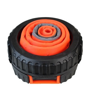 Kit de Emergencia <span class=keywords><strong>para</strong></span> Automóvil de 14 Piezas, Juego de Herramientas de Seguridad Automotriz con Cables de Arranque, Cuerda de Remolque y Cono de Advertencia Plegable - Product Image 4