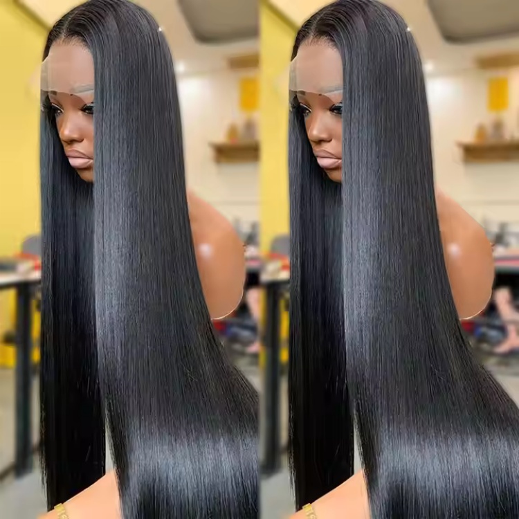 wig bone straight closure