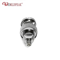 Adaptateur Microdot 10-32 M5, adaptateur coaxial femelle 10/32 UNF vers mâle BNC pour applications RF