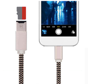 Hàng mới OTG SD/TF Thẻ Nhớ Đĩa Cứng Gắn Ngoài <span class=keywords><strong>Reader</strong></span> để <span class=keywords><strong>USB</strong></span> Sạc Cáp Dữ Liệu Core cho i7 - Product Image 5