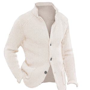 Suéter <span class=keywords><strong>de</strong></span> punto <span class=keywords><strong>de</strong></span> manga larga informal para <span class=keywords><strong>hombre</strong></span>, prendas <span class=keywords><strong>de</strong></span> vestir exteriores <span class=keywords><strong>de</strong></span> invierno <span class=keywords><strong>de</strong></span> Color puro a la <span class=keywords><strong>moda</strong></span> para <span class=keywords><strong>Amazon</strong></span> Independent Station's New - Product Image 6