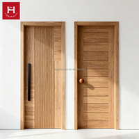 Portes intérieures en composite WPC PVC de haute qualité, personnalisées, pour chambre à coucher, portes intérieures en bois massif, placage de bois, peinture
