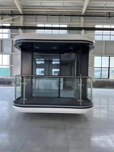 Comercial 20 pies y 40 pies Panel sándwich de acero Casa de contenedores prefabricada Edificio de cápsulas espaciales de envío modificado de <span class=keywords><strong>China</strong></span> - Product Image 3