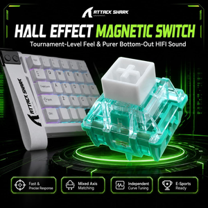 Nouveau <span class=keywords><strong>clavier</strong></span> de jeu compact Attack Shark M36 HE 2026 avec interrupteurs magnétiques personnalisés et touches PBT, idéal <span class=keywords><strong>pour</strong></span> les voyages et les petits postes de travail - Product Image 5