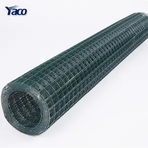 Rolo de malha de metal soldado revestido de PVC para armadilha de peixes, 2ft 3ft 1m 4ft 5ft de largura