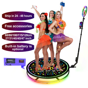 Dropshipping cổ điển chuyển động chậm 360 độ quay Máy ảnh photo Booth Backdrop đám cưới xã hội đi du lịch trường hợp 360 ảnh phụ kiện - Product Image 1