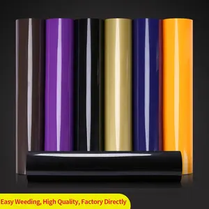 Korea Kwaliteit Beste Verkoop Meerdere Kleuren Beschikbaar Pu Flex Warmteoverdracht Vinyl Voor T-shirt Aanwijzing Htv Roll