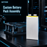 Batterie LiPo pour drone FPV d'endurance 2200mAh 3.7V 60C 132A à décharge élevée, format pochette, BATTIVUS, vente en gros d'usine, OEM ODM