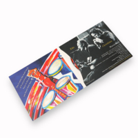 Kemasan CD Lipat 4 Panel Berbahan Karton Cetak Warna Penuh Kustom Untuk Album Musik