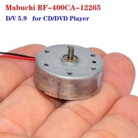 Mabuchi Moteur RF-400CA-12265 D/V 5.9 Mini Moteur à Broche Ronde Mince DC 3V-6V 11500RPM Haute Vitesse pour Voiture AV CD DVD Player