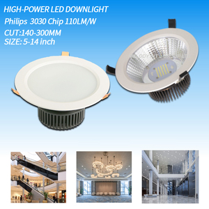 60 wát LED Downlight không thấm nước IP65 Đèn trần xuống Ánh sáng thay đổi độ sáng 0-10V DMX Dali 5 "6" 8 "10" 12 "14" inch 347V 277V 110V 100V - Product Image 5