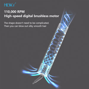 MESKY 신제품 110000 RPM 1300w LED 온도 디스플레이 10 in 1 네거티브 아이언과 헤어 컬링 아이언 - Product Image 3