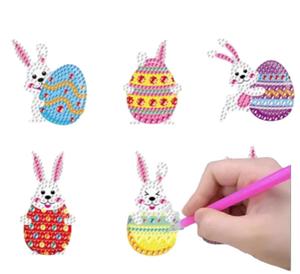COOLEVE Factory Wholesale Eco-Friendly 5D DIY Custom Cartoon Style <strong>Easter</strong> Gift Diamond Drawings Art Craft Mosaic <strong>Stickers</strong> - Product Image 1