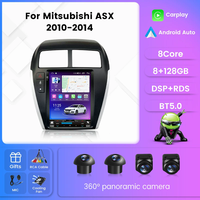 Autoradio Android Verticale Stile Tesla per Mitsubishi ASX 2010-2016 con CarPlay Wireless, GPS Auto, Navigatore, Lettore Multimediale, DSP, SWC