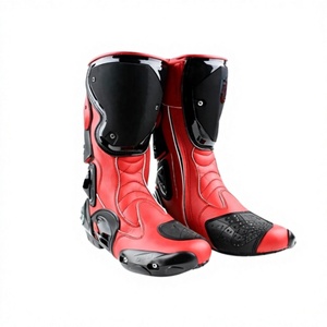 Microfiber Leather Racing Motorcycle <b>Boots</b> for Off Road Competition for Men and <b>Women</b> - Product Image 1