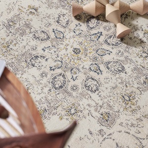 Alfombra Decorativa JINCHAN <span class=keywords><strong>LIMA</strong></span> Vintage con Diseño Floral, Lavable a Máquina, Resistente a las Manchas, <span class=keywords><strong>de</strong></span> Pelo Corto, Ultrafina y Antideslizante para Dormitorio - Product Image 4