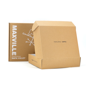 กล่องบรรจุภัณฑ์กระดาษคราฟท์กล่องกระดาษลูกฟูกสีขาวโลโก้กล่องไปรษณีย์ - Product Image 1