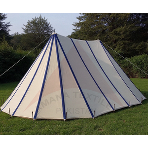 Tente en toile à deux poteaux de qualité supérieure, fabriquée sur mesure pour un abri extérieur confortable et une utilisation prolongée - Product Image 5