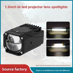 Faro <span class=keywords><strong>LED</strong></span> ad Alta Luminosità per Auto, Proiettore a Doppia Lente da 1,5 Pollici con Fascio Alto e Basso Integrato, Luce Bianca per Veicoli Fuoristrada - Product Image 6
