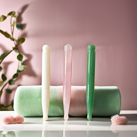 Barre d'acupuncture en jade blanc personnalisée outils de massage Gua Sha relaxant la douleur du cou et du visage avec un stylo d'acupuncture