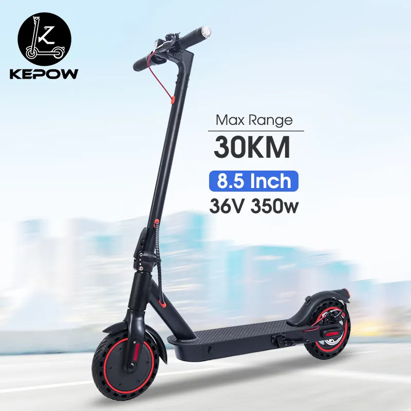 China Warehouse 350w motor 36v 7.5ah bateria de lítio scooters elétricos dobráveis de absorção de choque para adultos