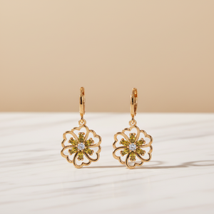 Bijoux de Bali, accessoires de <span class=keywords><strong>princesse</strong></span> en strass, boucles d'oreilles à piquer - Product Image 6