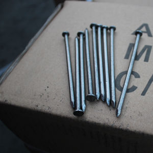 Clous en fer ordinaires polis à tige lisse pour la construction, prix d'usine, clous en fer galvanisé poli courants - Product Image 3