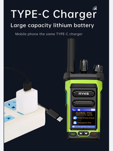Radio Intercomunicante POC 4G RY-350 con SIM, Comunicazione Globale, Leggera e Resistente per Vari Scenari - Product Image 4