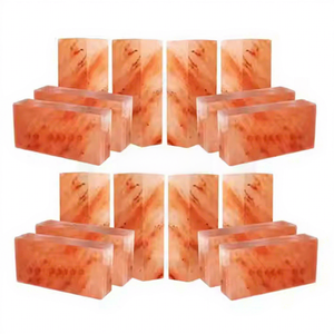 อิฐเกลือหิมาลายันขนาด2x4x4นิ้วทำจากธรรมชาติ100% มีรูพรุนที่เป็นของแข็งสำหรับย่างทำอาหารเพื่อสุขภาพจากปากีสถาน - Product Image 1