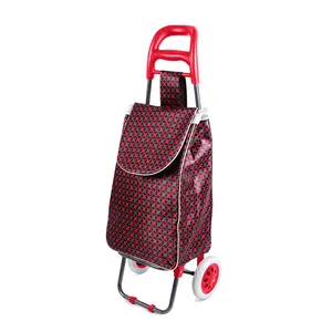 two wheel shopping trolley bag fashion walking shopping cart