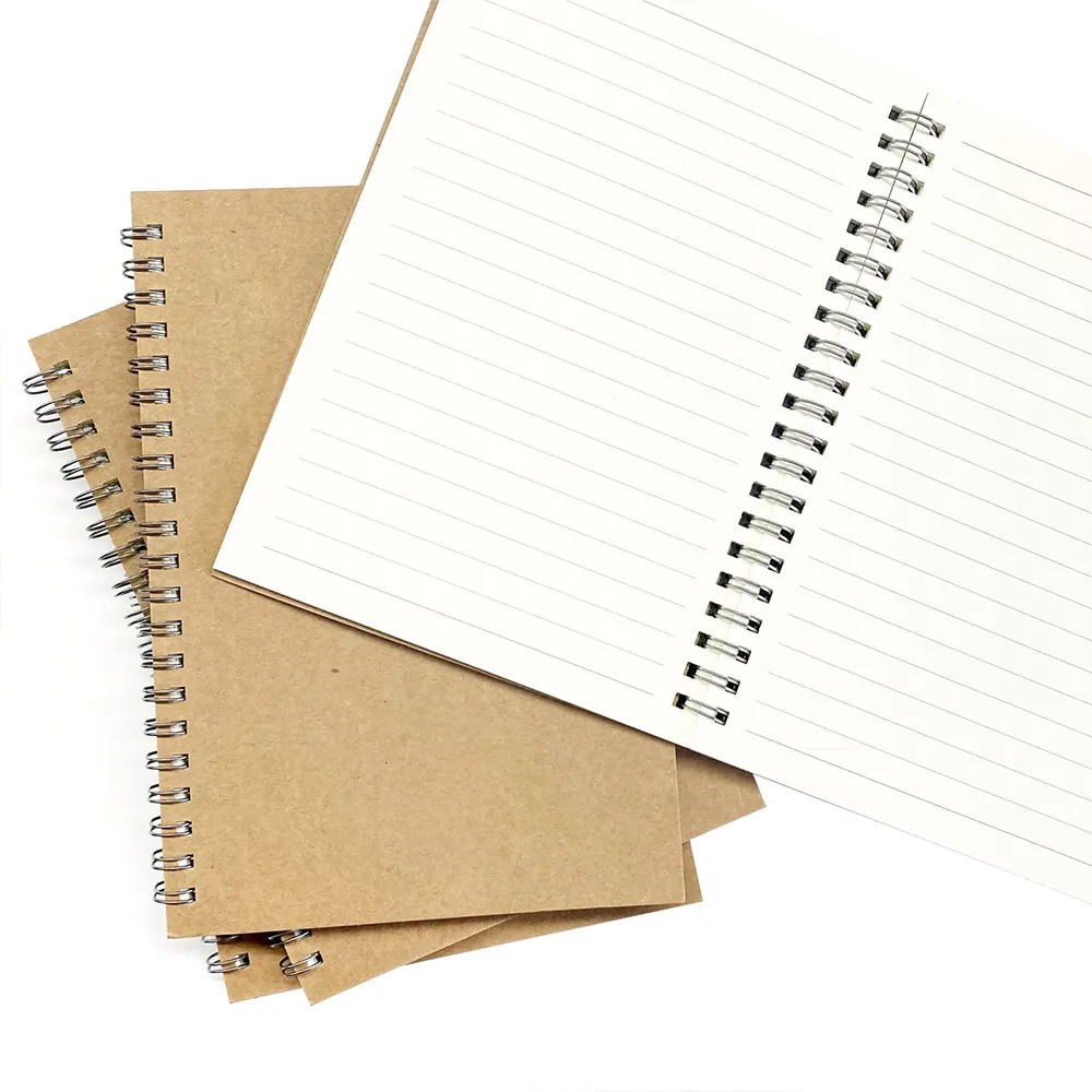 دفتر يوميات مخصص مخصص لطباعة الكتب ملزم مخطط جدول أعمال دفتر يوميات منظم سلك حلزوني للهدايا