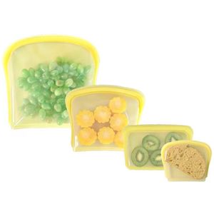 Sac de conservation alimentaire multifonctionnel pliable en silicone platine pur 800ML 400ML 200ML, bonne étanchéité, sacs à sandwich, <span class=keywords><strong>pochette</strong></span> sous vide - Product Image 3