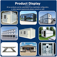 Casa Contenedor Modular Prefabricada Plegable de 20 Pies |   Oficina en Sitio de Construcción y Dormitorio para Trabajadores, Alojamiento Temporal
