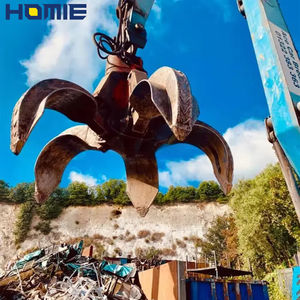 ตะแกรงไฮดรอลิกหมุนได้360ได้รับการรับรอง CE สำหรับ15-20ตันตัวขุดเศษโลหะเปลือกส้ม - Product Image 6