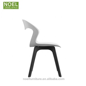 Ocio de comedor de plástico sillas blanco diseño nórdico para comedor habitación - Product Image 4