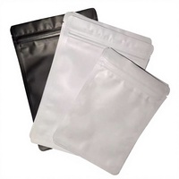 Sachet plastique transparent mat imprimé personnalisé, biodégradable, scellé sur trois côtés, avec fermeture éclair, anti-odeur, pour gelée et nouilles