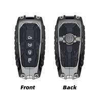 Accessoires pour clés de voiture compatibles avec Ford Mustang Escape Bronco Sport Explorer Edge Expedition, étui pour clé avec porte-clés
