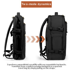 Mochila <span class=keywords><strong>de</strong></span> Viaje Impermeable con Logotipo Personalizado, Gran Capacidad, para Mujer, para Portátil, Aprobada para <span class=keywords><strong>Vuelos</strong></span>, para Negocios y Senderismo - Product Image 5
