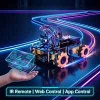 ACEBOTT - Kit de Robot Educativo STEM Directo de Fábrica, ESP32 4WD Mecanum DIY Python ACECode, Kit de Robot de Codificación, Compatible con Arduino