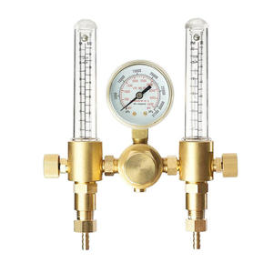 Débitmètre régulateur à sortie simple/double 0-60 CFH pour argon, GPL, hélium, propane, CO2, acétylène pour soudage MIG TIG, norme CGA580 - Product Image 4