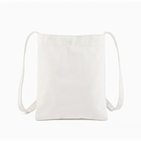 Tas Selempang Mini Kanvas Gaya Jepang, Bahan Katun, Tas Polos Dengan Penutup Magnet Untuk Wanita, Tersedia