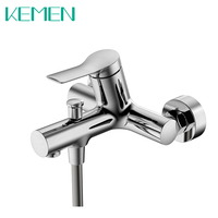 Ensemble de douche et bain mural complet KEMENG en acier inoxydable SUS304 avec mitigeur CE pour salle de bain