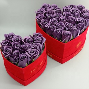 Custom made flower bouquet box with logo