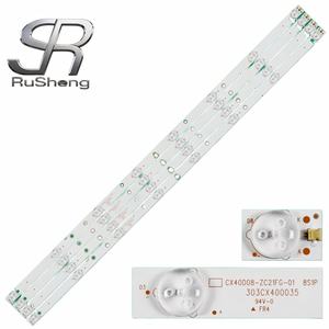 NO.3295 Bande LED d'origine neuve 18MD400C7BL0100072702760 MS-L1092 V2 A4 123-126LM pour rétroéclairage de téléviseur - Product Image 1