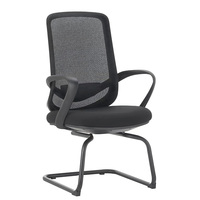 Moderne bureau réunion ordinateur maille arc Simple ménage masse personnalisé personnel dos formation chaises bas prix sans roues