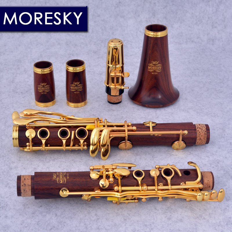 MORESKYレッドウッドプロフェッショナルクラリネットローズ