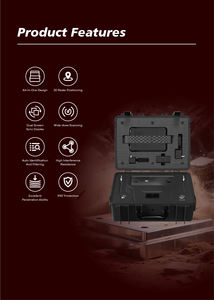 Detector de vida de radar 2D UWB IP67 Equipo de rescate de búsqueda avanzada a prueba de agua Precisión de 0,1 m Garantía de 3 años para rescate de terremotos - Product Image 4